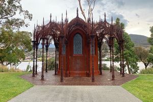 Wim Delvoye at Museum of Old & New Art, Tasmania. Photo: Georges Armaos.